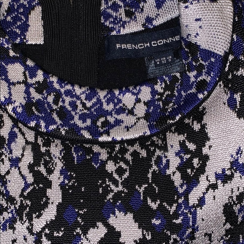 NWT French Connection Spotlight Boa Layer Dress - Picture 8 of 8